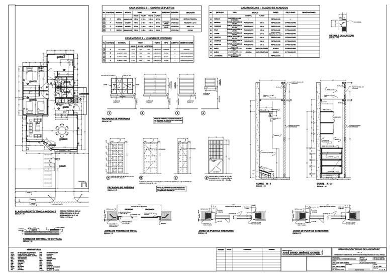 PLANTA ARQUITECTÓNICA MODELO B